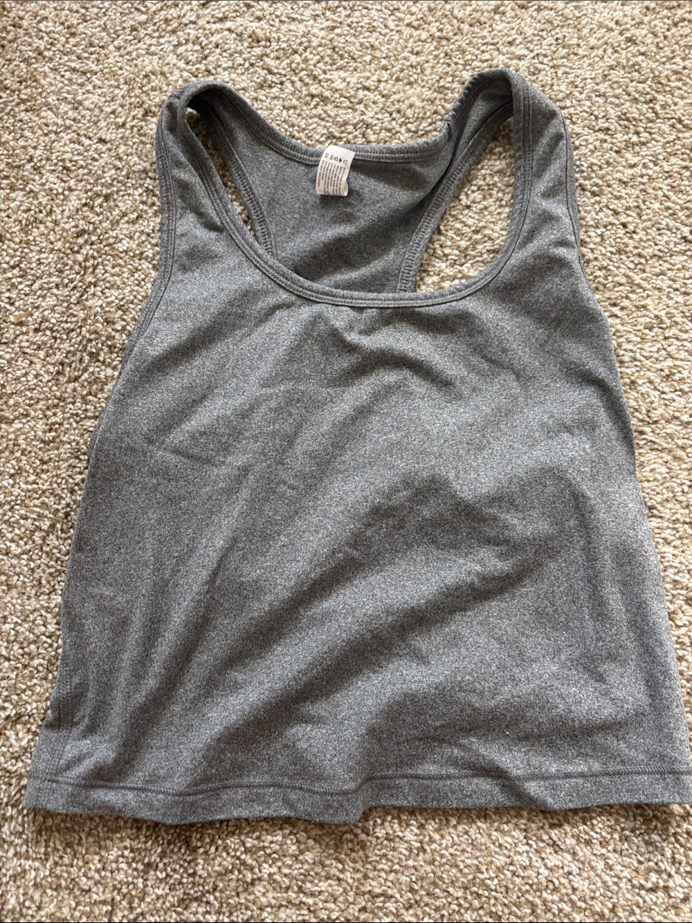 aerie Gray Racerback Tank - Heathered Gray